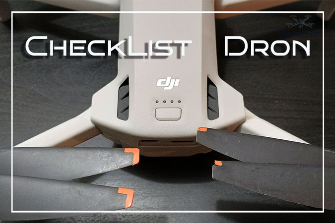 Checklist antes de salir con drone